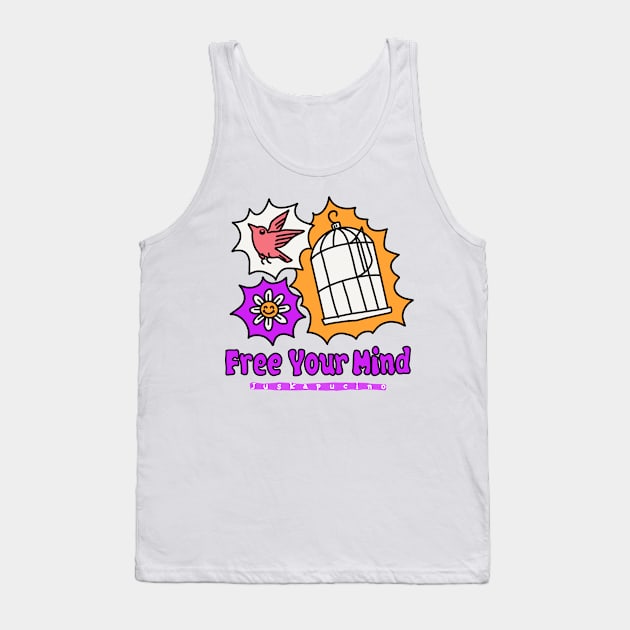 Free Your Mind Tank Top by juskapucino